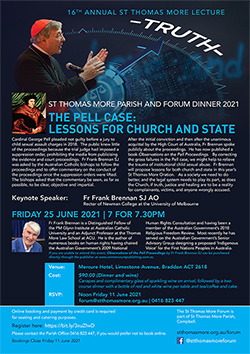 St Thomas More Forum - 25 June 2021