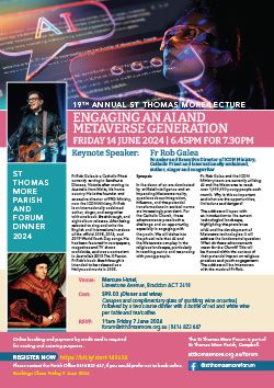 St Thomas More Parish and Forum Dinner - 14 June 2024