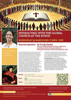 St Thomas More Forum - 26 March 2025